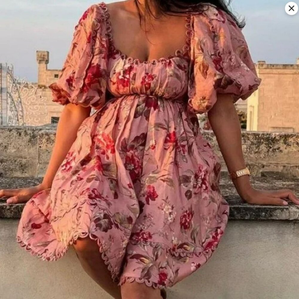 Zimmermann CASSIA SCALLOP MINI DRESS - Picture 2 of 16